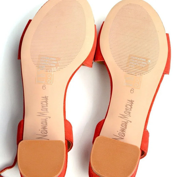 NWT NEIMAN MARCUS "CLEMENTINE" RED SIZE 6M - Picture 3 of 6